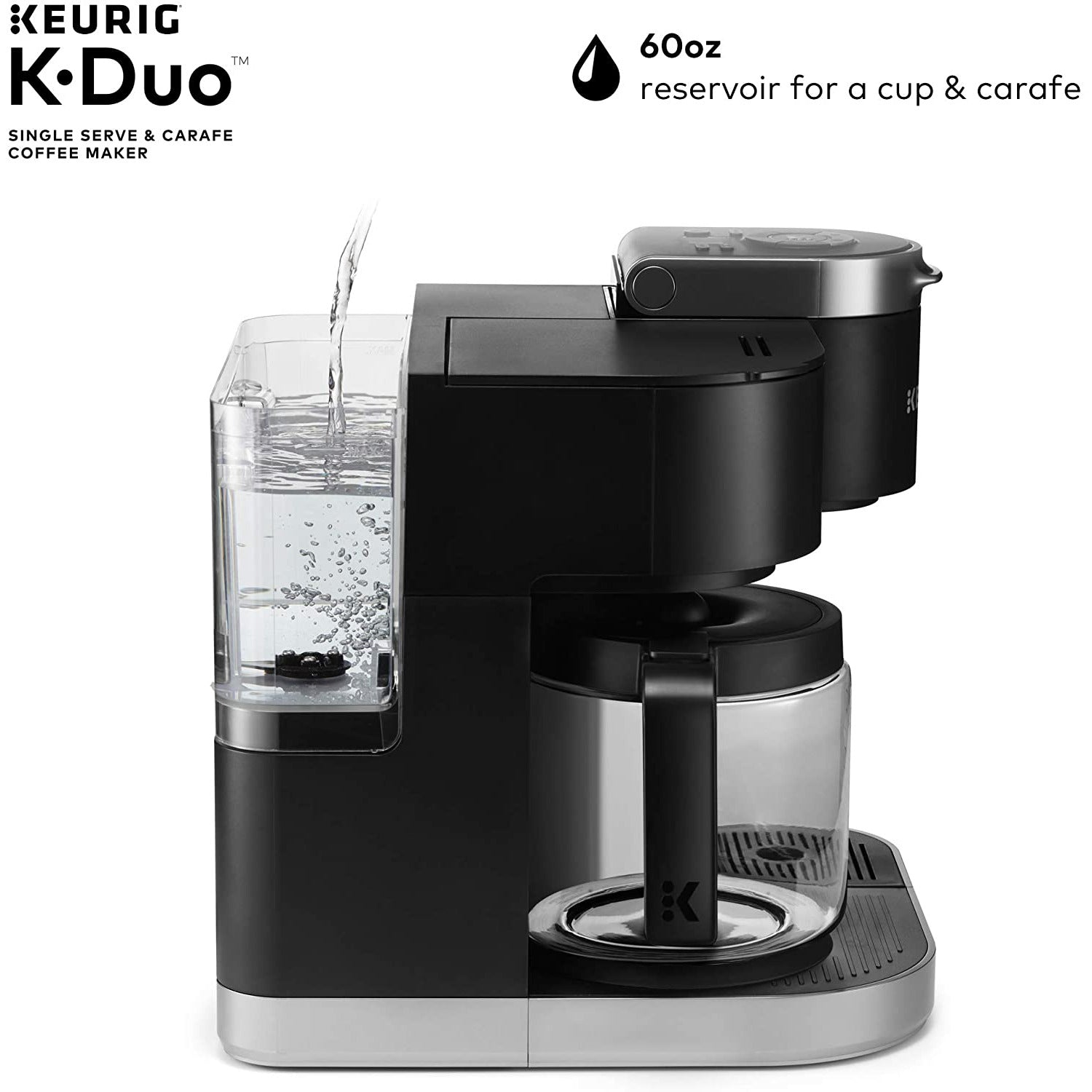 Keurig K-Duo Single Serve and Carafe Coffee Maker in Black