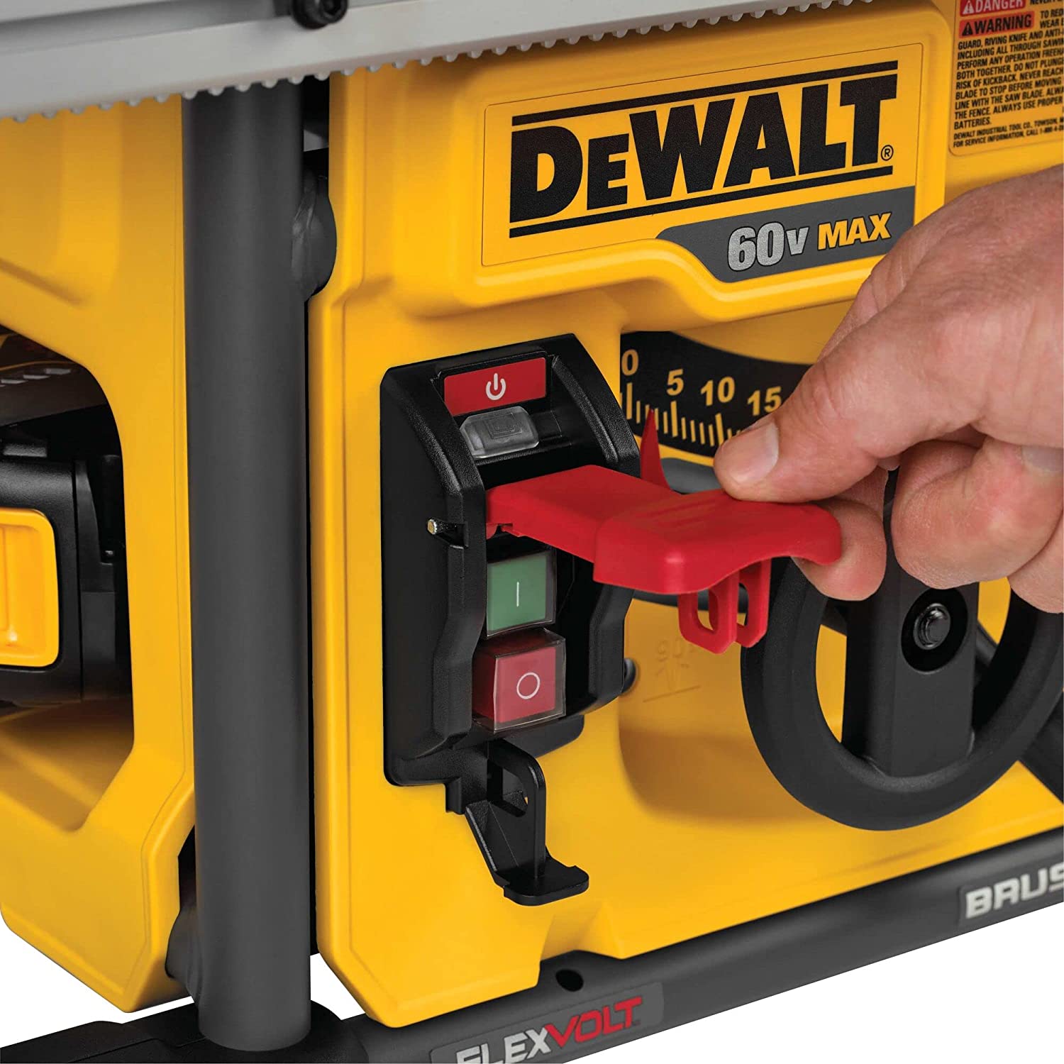Dewalt dcs7485t1 flexvolt 60v max table saw kit stores cheap