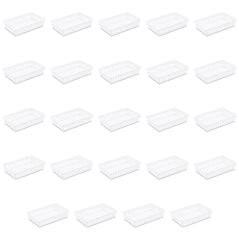 Sterilite Storage Tray, White, 24-Pack - Wholesale Home Improvement Products