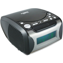 NAXA Electronics NRC-175 Digital Alarm Clock Tuning AM/FM Radio and CD Player - Black Lacquer - Wholesale Home Improvement Products