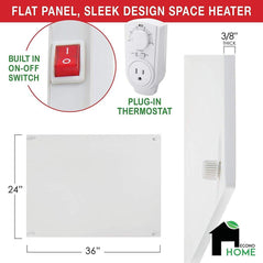 EconoHome Digital Non-Programmable Thermostat for Heat & Cooling EH701