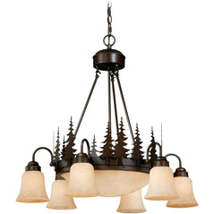 Vaxcel - CH55506BBZ - Yosemite - Nine Light Chandelier