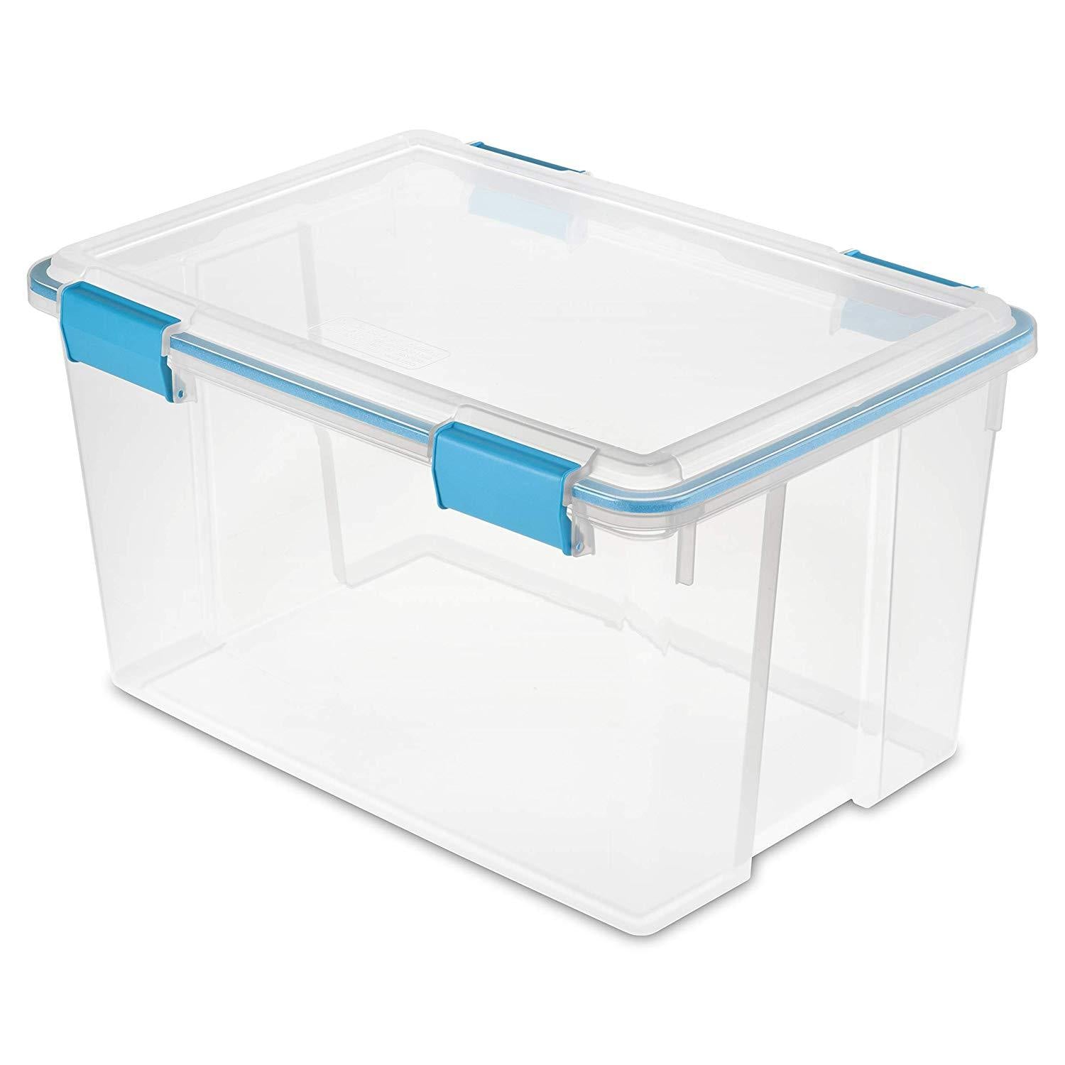 Sterilite Latch 80 qt Plastic Storage Tote & Reviews