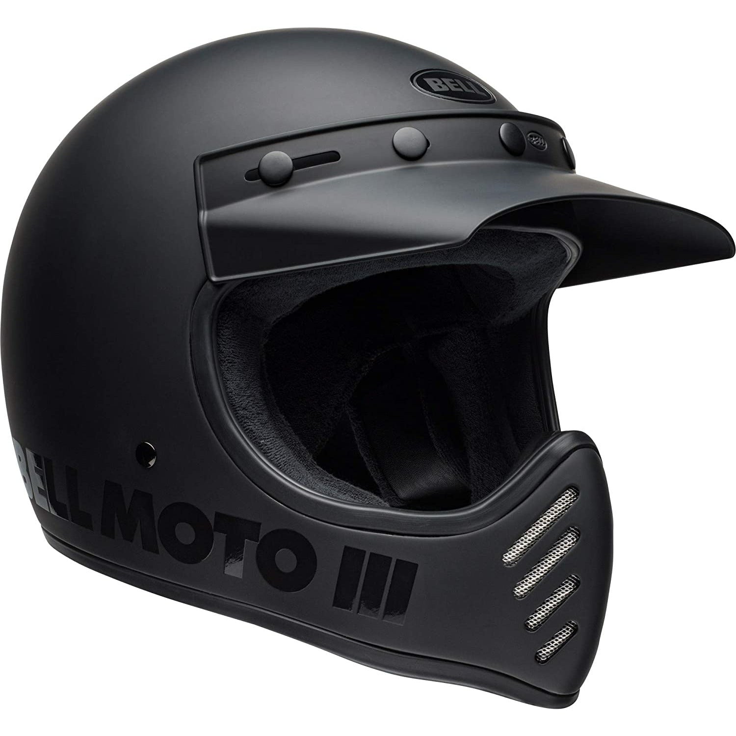 Bell Moto-3 Matte/Gloss Blackout Classic Helmet– Wholesale Home