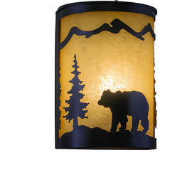 Vaxcel - WS55708BBZ - Bozeman - One Light Indoor Outdoor Flush Wall Sconce