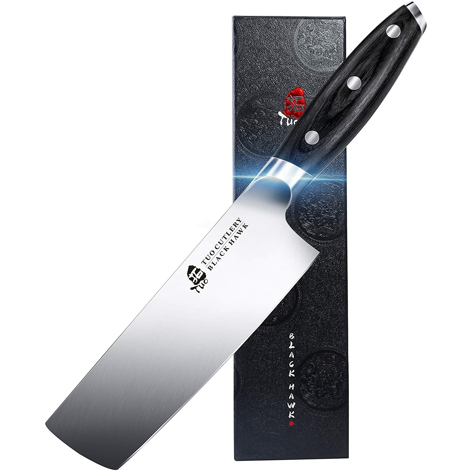 Authentic Thai Chef Knives, Mezzaluna, Round Knife