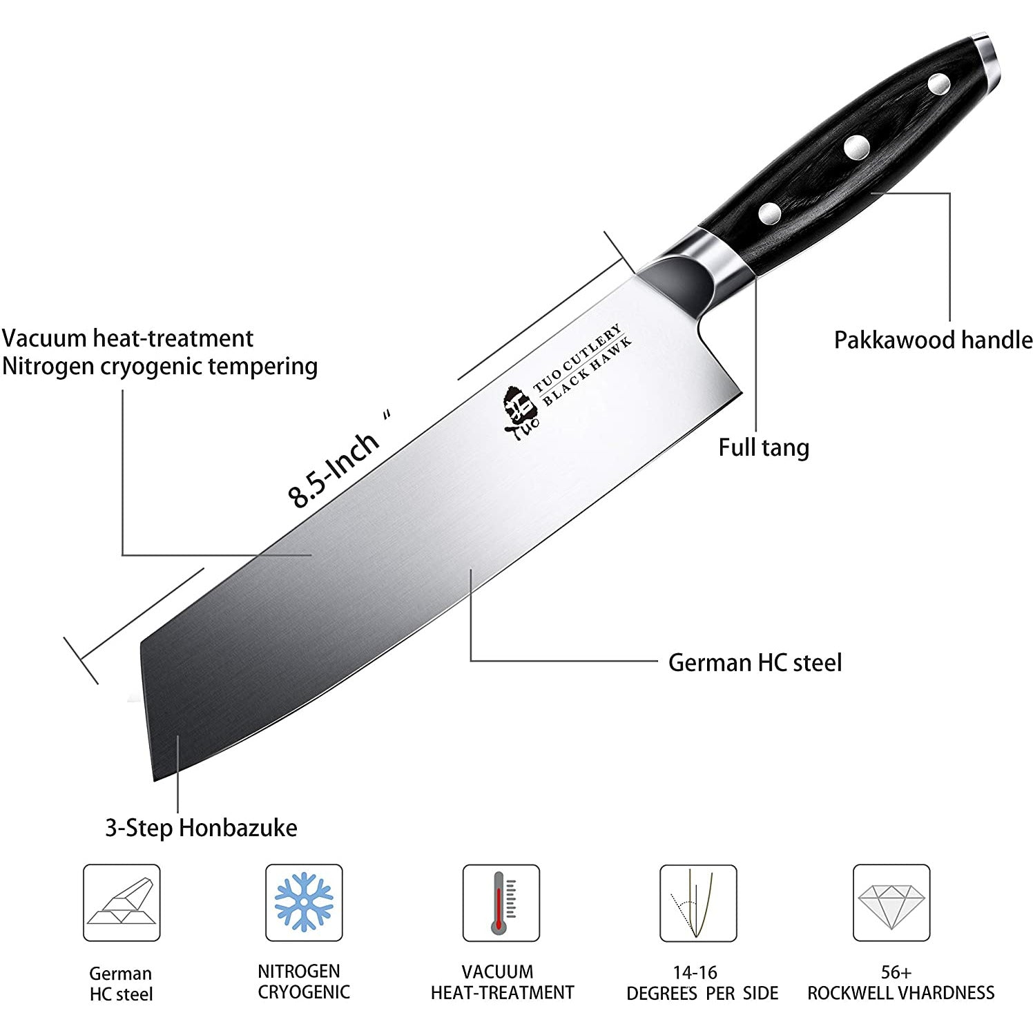 Large Chef's Knife - Knives Collection – CRISTEL USA