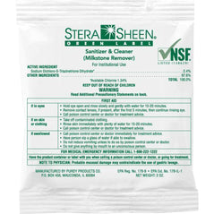Stera-Sheen Green Label Sanitizer & Cleaner (Milkstone Remover)- Box of 100/2 oz. Packets