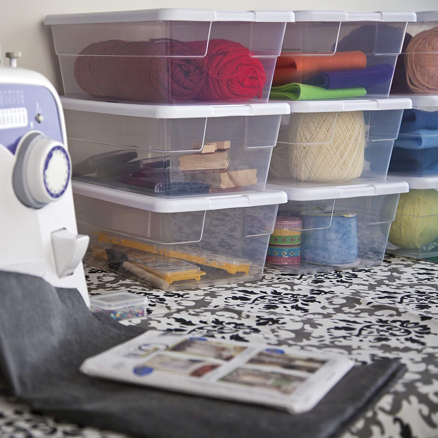 Clear Closet Storage Bin, Sold by at Home