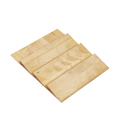 Rev-A-Shelf 4SDI-18 wood spice drawer insert with multiple compartments for organized kitchen storage.