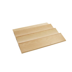 Rev-A-Shelf 4SDI-24 wood spice drawer insert with multiple compartments for organized spice storage in a kitchen drawer