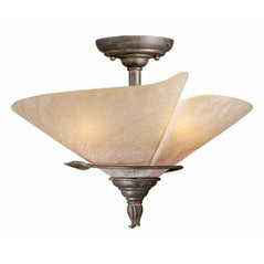 Vaxcel - CP-CFU150BW - Capri - 15 inches Semi Flush Mount Ceiling Light