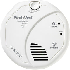 BRK First Alert - SA511B Wireless Interconnect Battery Smoke Alarm w/ Voice - Wholesale Home Improvement Products