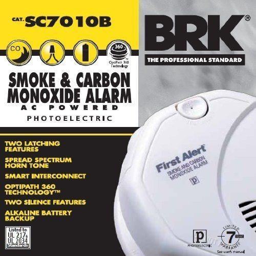 First Alert BRK Hardwired Smoke and Carbon Monoxide Alarm - SC9120LBL