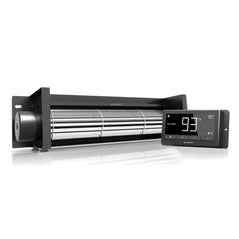 AC Infinity - Airblaze T14, Fireplace Blower Fan 14" with Temperature and Humidity Controller