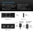 AC Infinity AIRPLATE S1, Quiet Cooling Fan System 4 with AC Infinity AIRPLATE S1, Quiet Cooling Fan System 4 with
