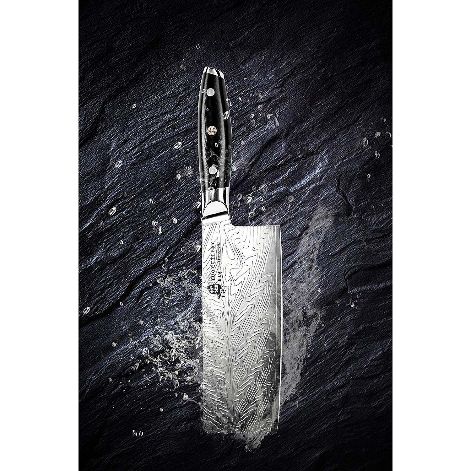 TUO Cutlery - TC1205 - Black Hawk - 7 inch Vegetable Meat Cleaver Knif–  Wholesale Home