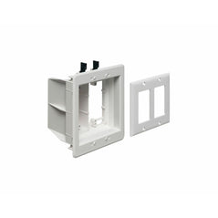 Arlington TVBU505 Recessed TV Box Wall Plate Kit 2-Gang - Wholesale Home Improvement Products