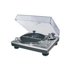Audio-Technica Consumer Direct Drive Professional DJ Turntable with USB Output Direct AT-LP120-USB Silver - Wholesale Home Improvement Products
