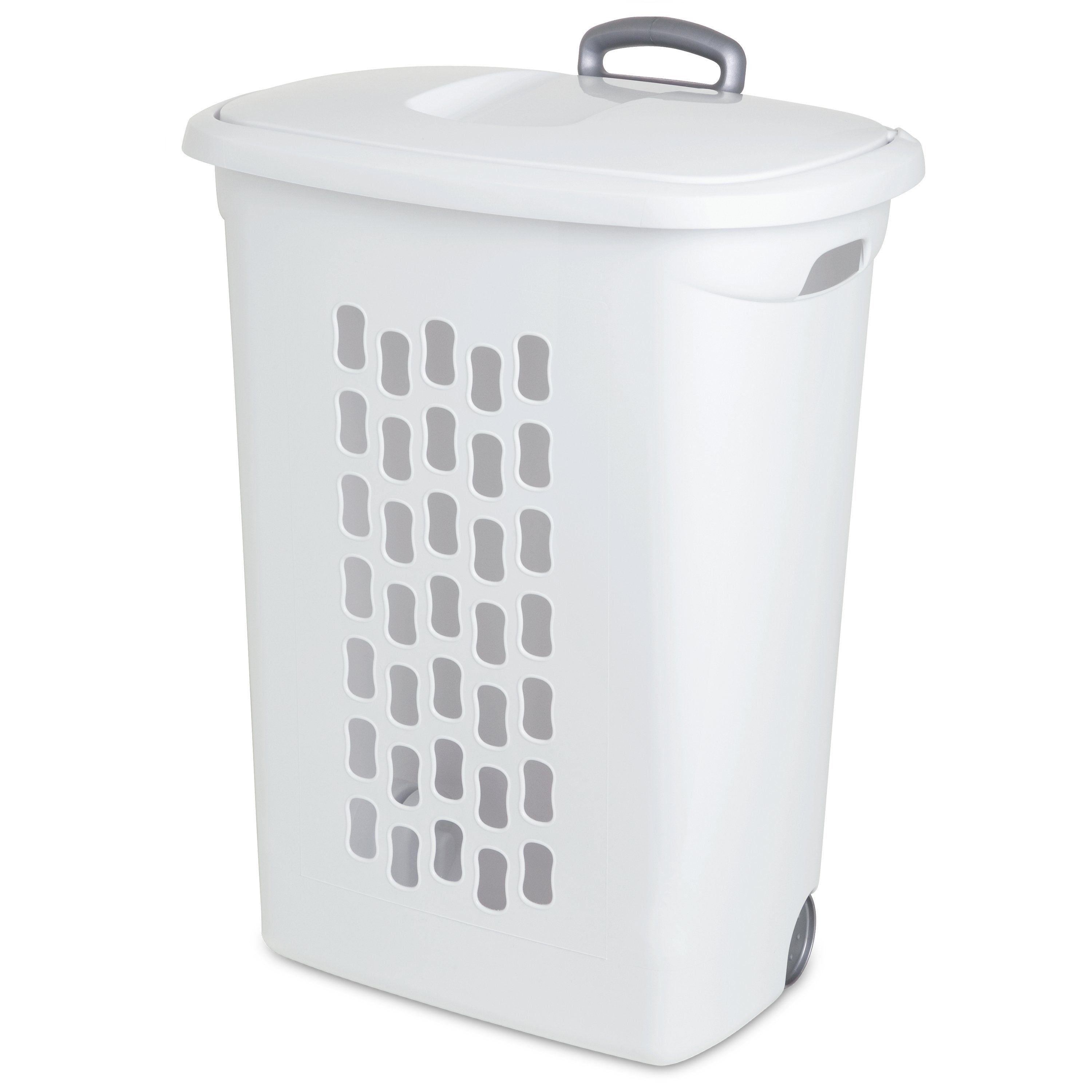 Sterilite Stacking Laundry Basket White Set of 6 