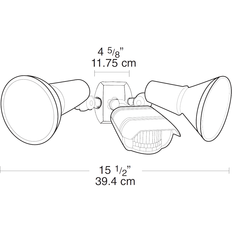 RAB Lighting - GT500R/W Gotcha Outdoor Sensor Floodlight Kit– Wholesale Home