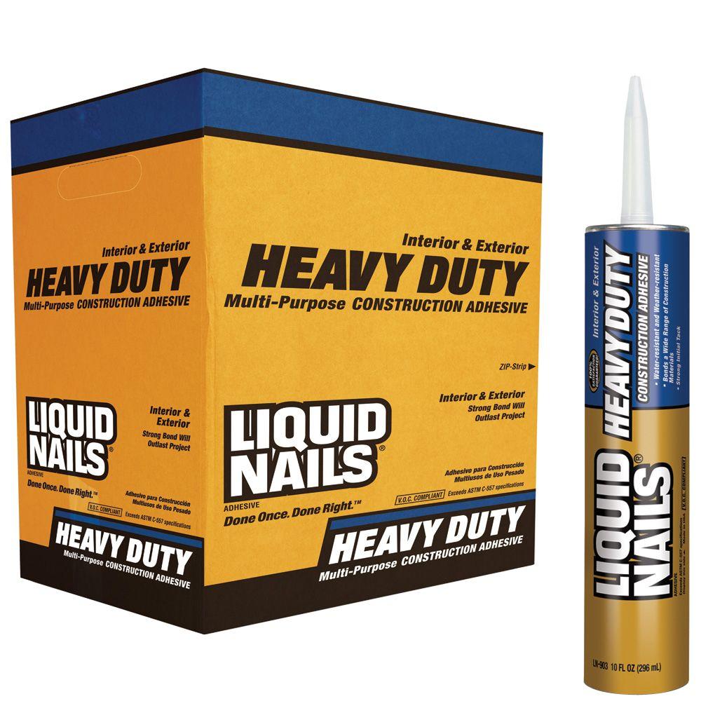 Liquid Nails - Heavy Duty Construction Tan Adhesive - 10 oz. (Low VOC)–  Wholesale Home