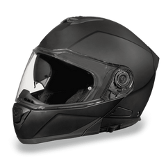 Daytona Helmets Motorcycle Modular Full Face Helmet Glide - Dull Black - DOT Approved