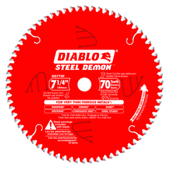 Diablo Steel Demon - D0770F - 70 Tooth Carbide-Tipped Saw Blade