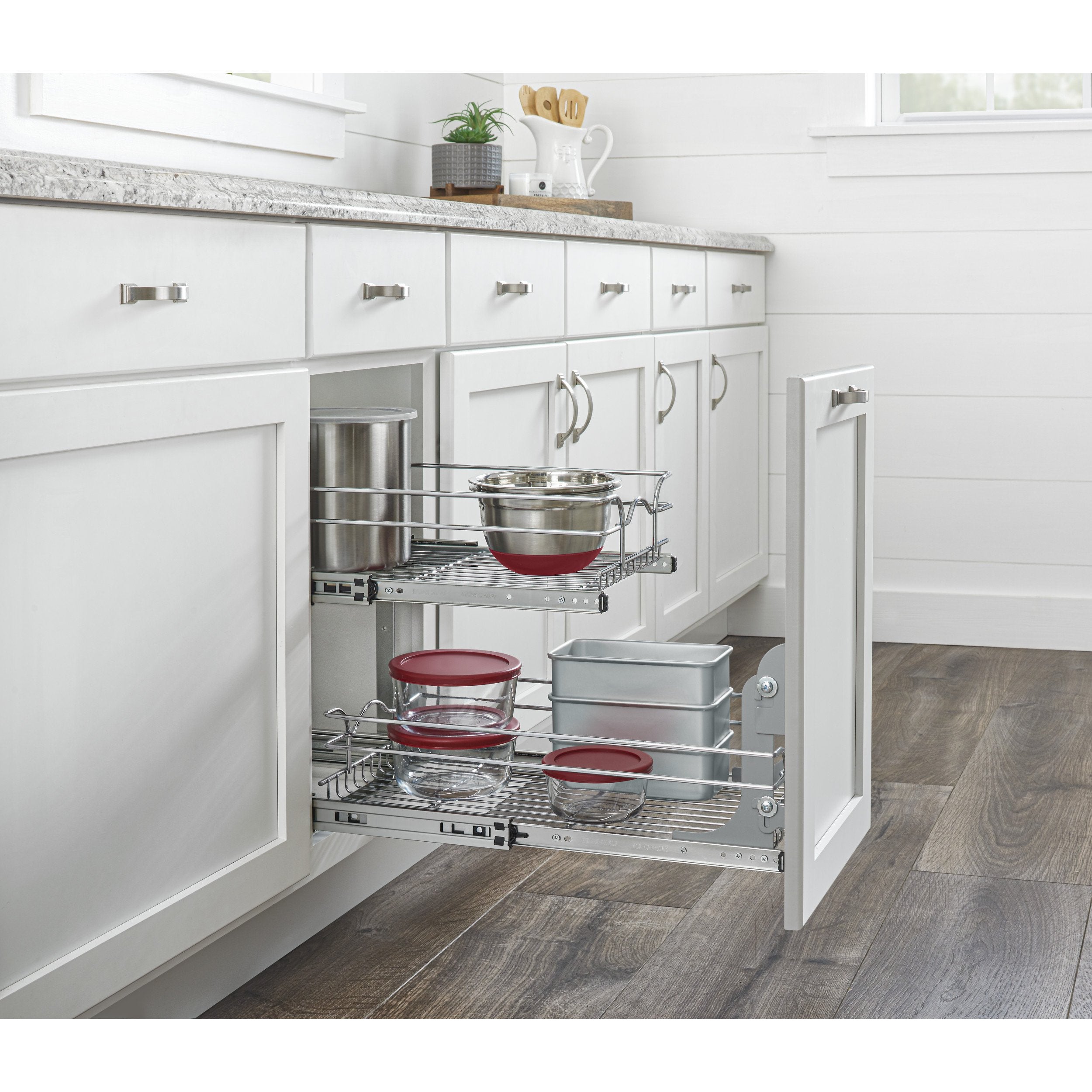 Rev-A-Shelf Two-Tier Pull-Out Baskets 14.75-in W x 19-in H 2-Tier