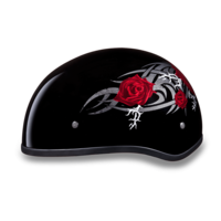 Daytona Helmets D.O.T. Motorcycle Shell Helmet - ROSE